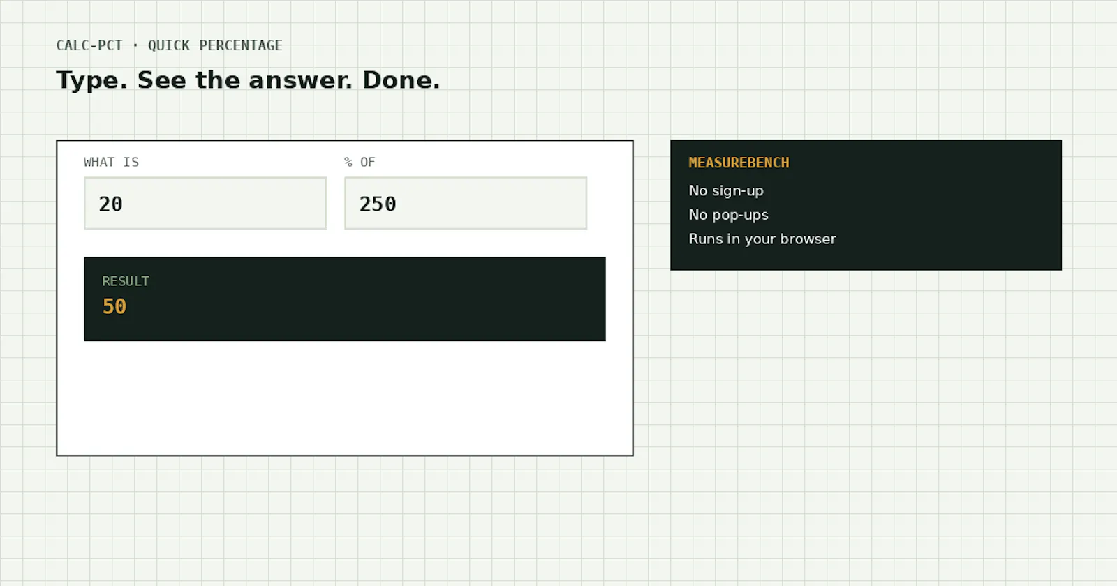 MeasureBench — Free Online Calculators screenshot 2