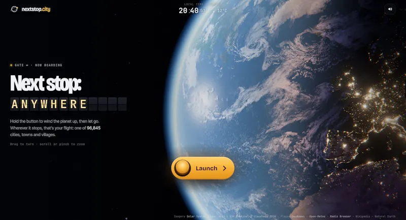 NextStop.city screenshot 1