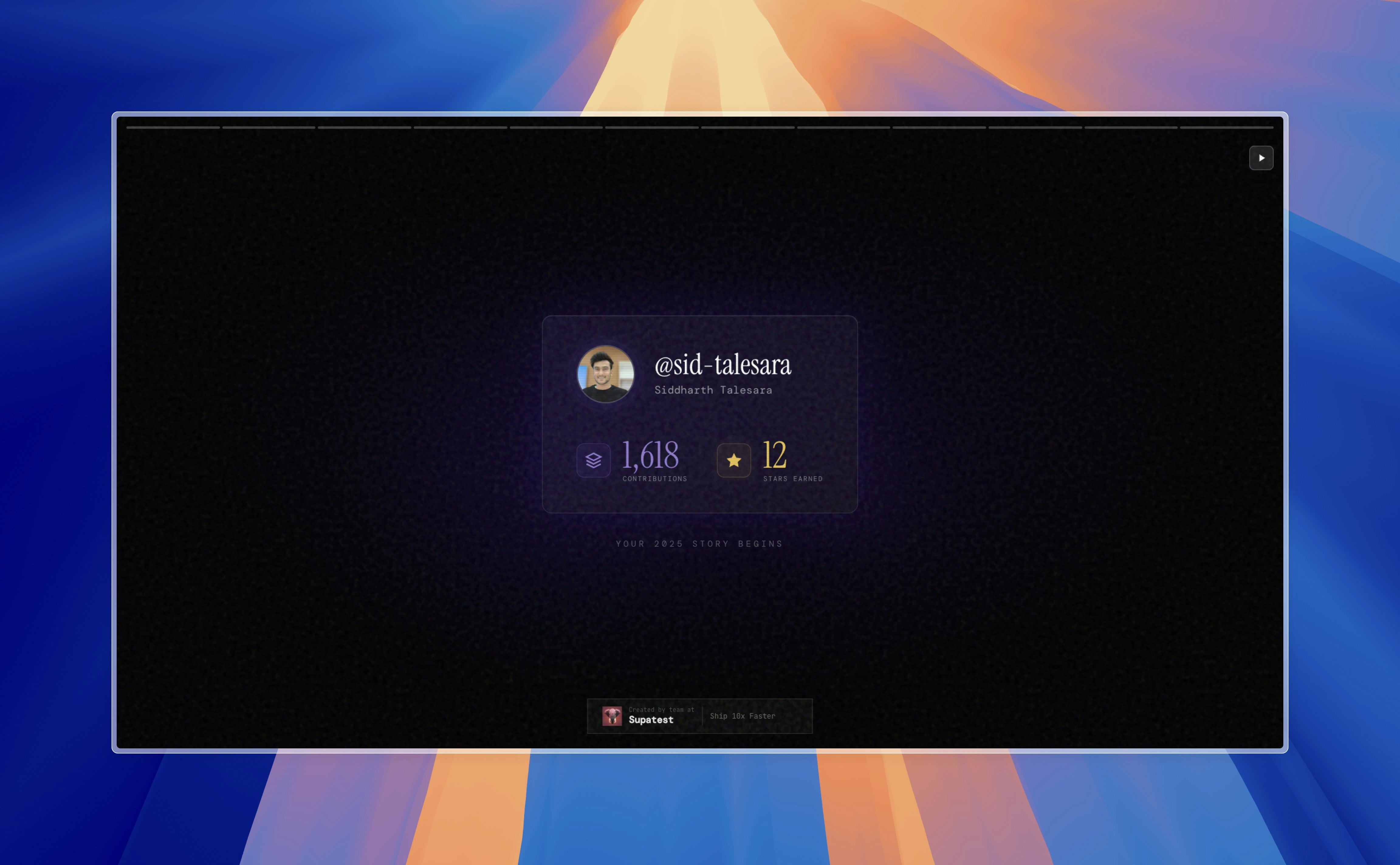 GitHub Wrapped 2025 gallery image