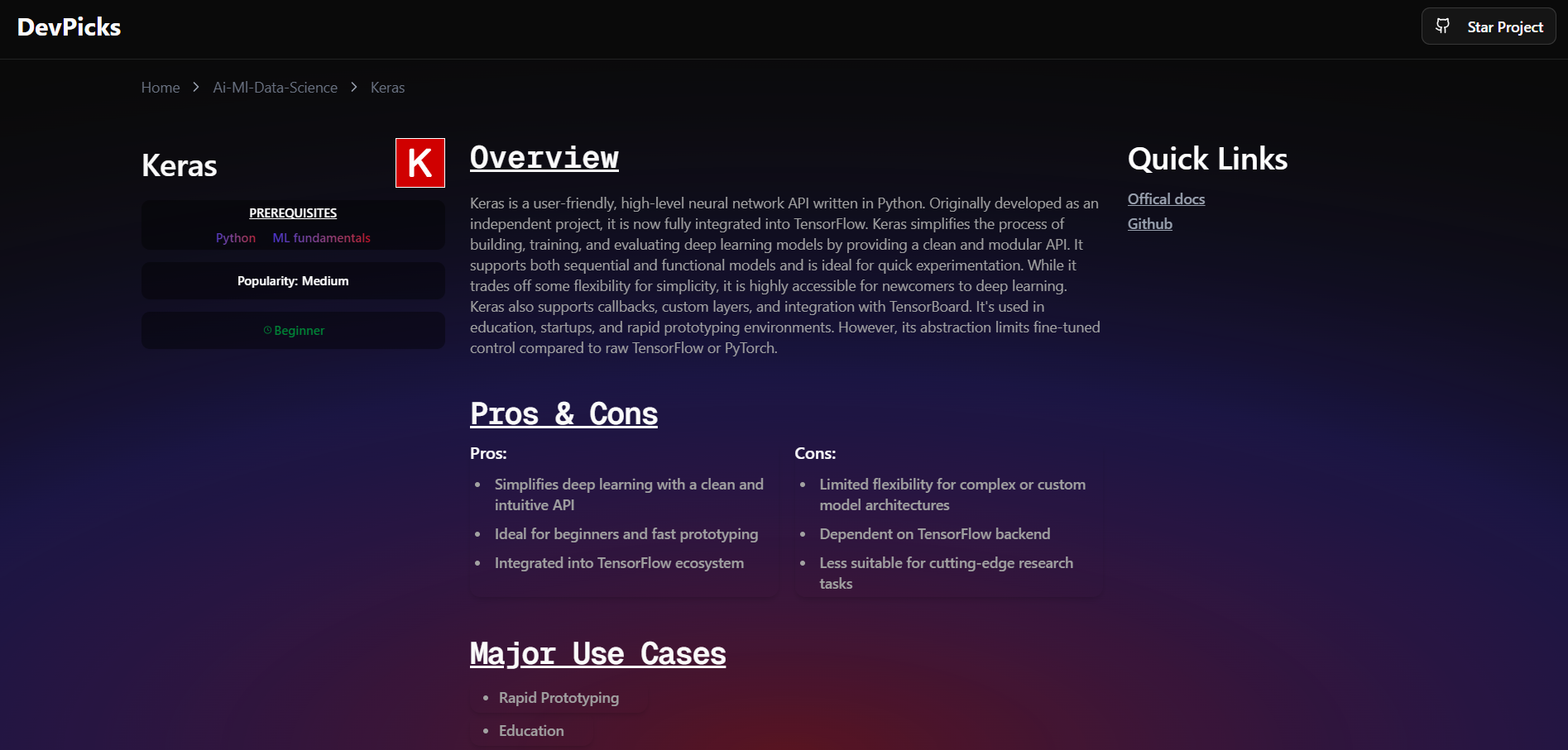 DevPick gallery image