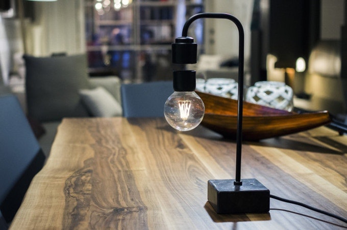 Levia Levitating Marble Lamp gallery image