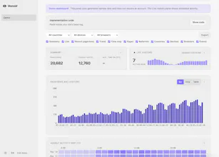 Monoid — Privacy-first Web Analytics gallery image