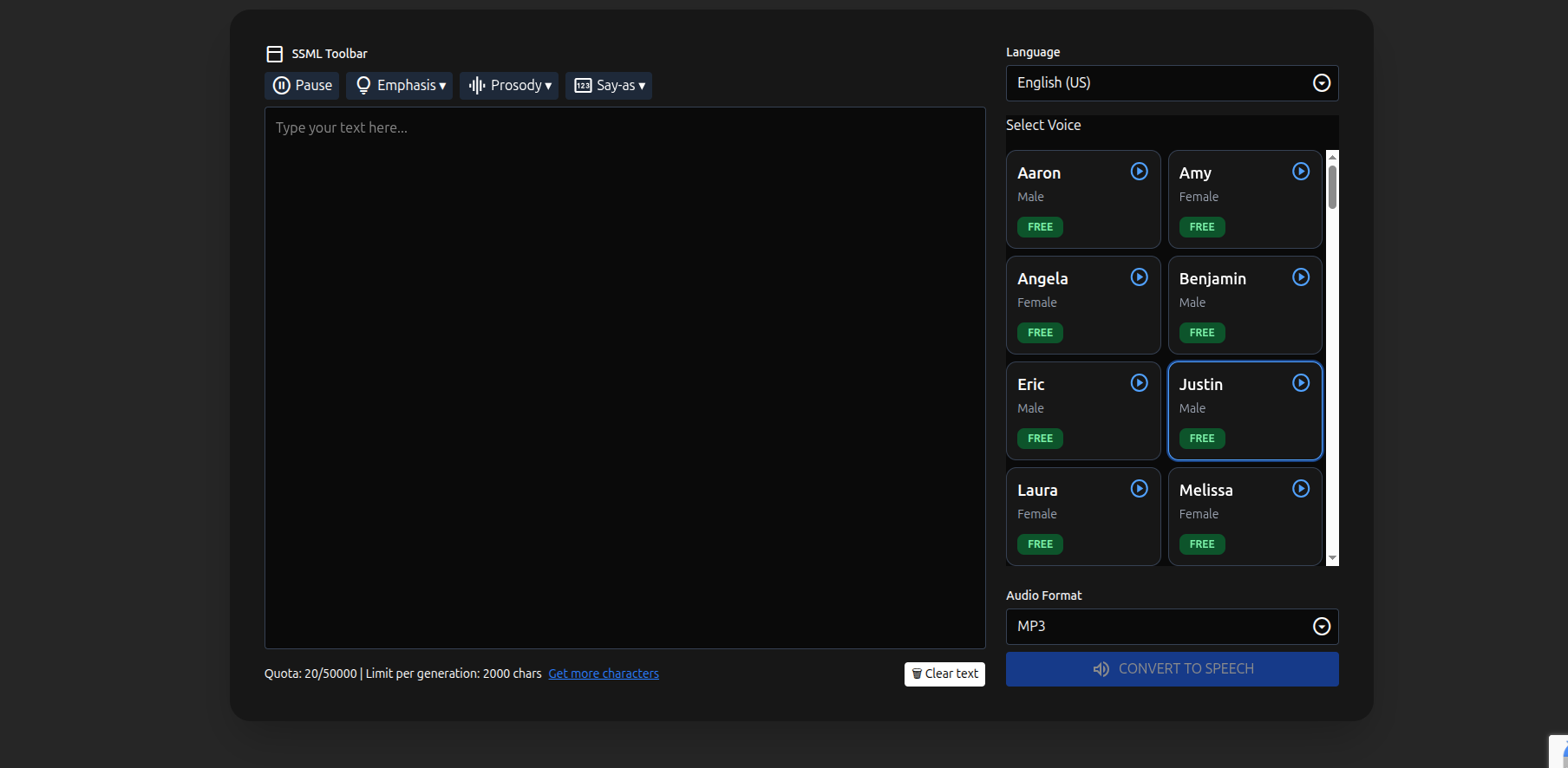 TTSForge AI Voice Generator  gallery image