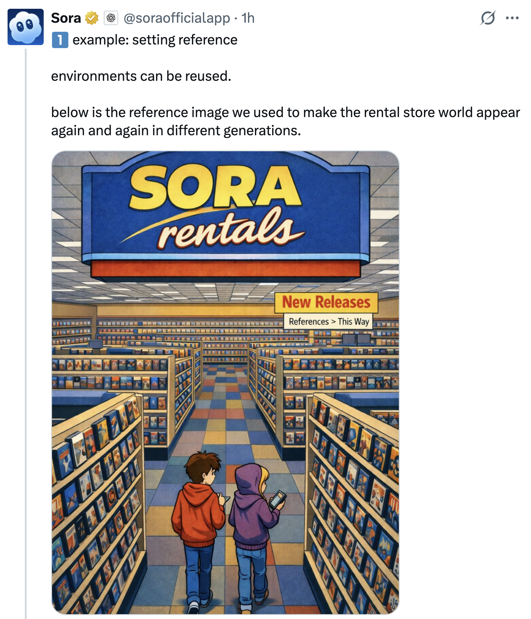 References on Sora - Screenshot 2 showing product features and functionality
