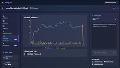Songjam - X/Twitter Space Insights & CRM gallery image