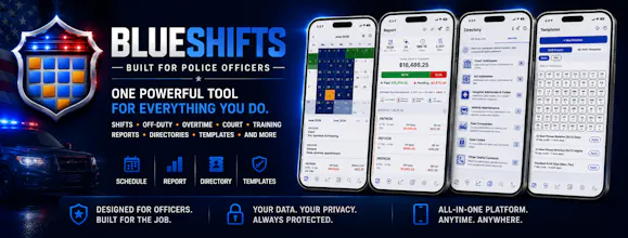 BlueShifts Police Calendar App gallery image