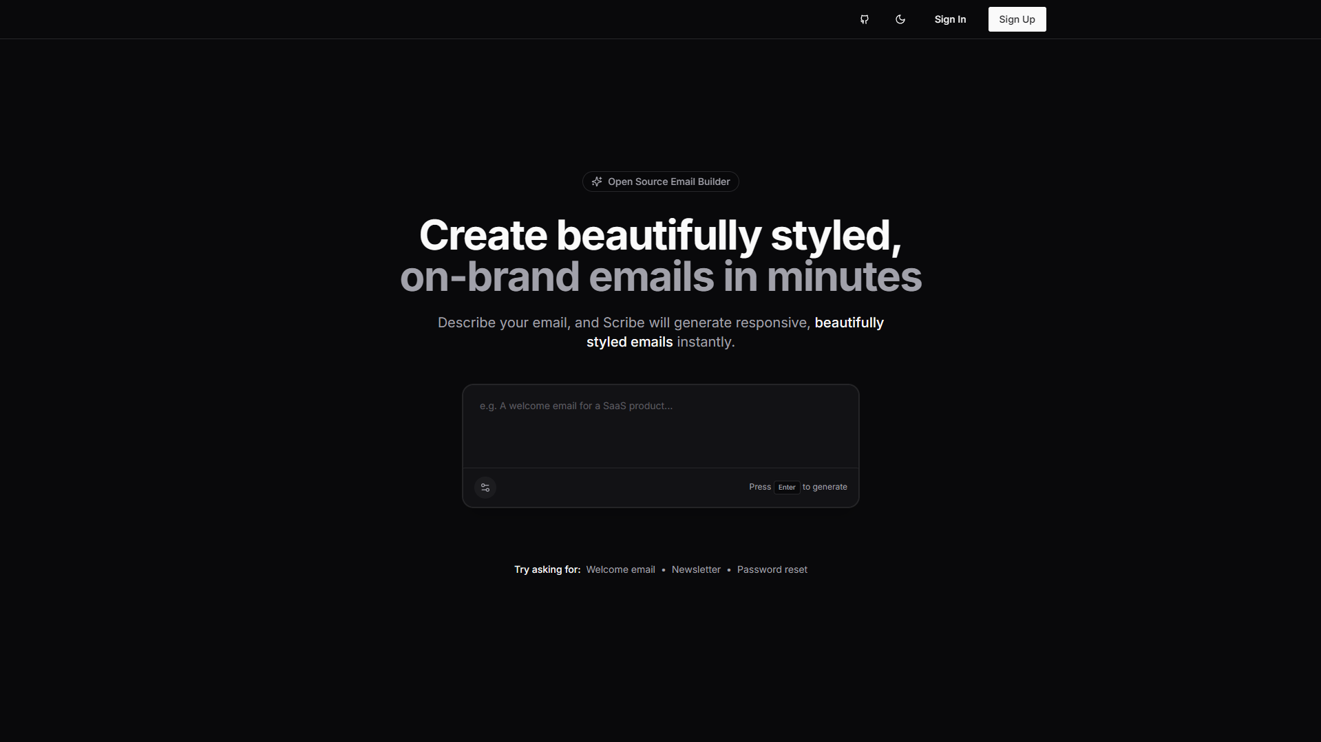 Scribe - Main product screenshot demonstrating key features and user interface
