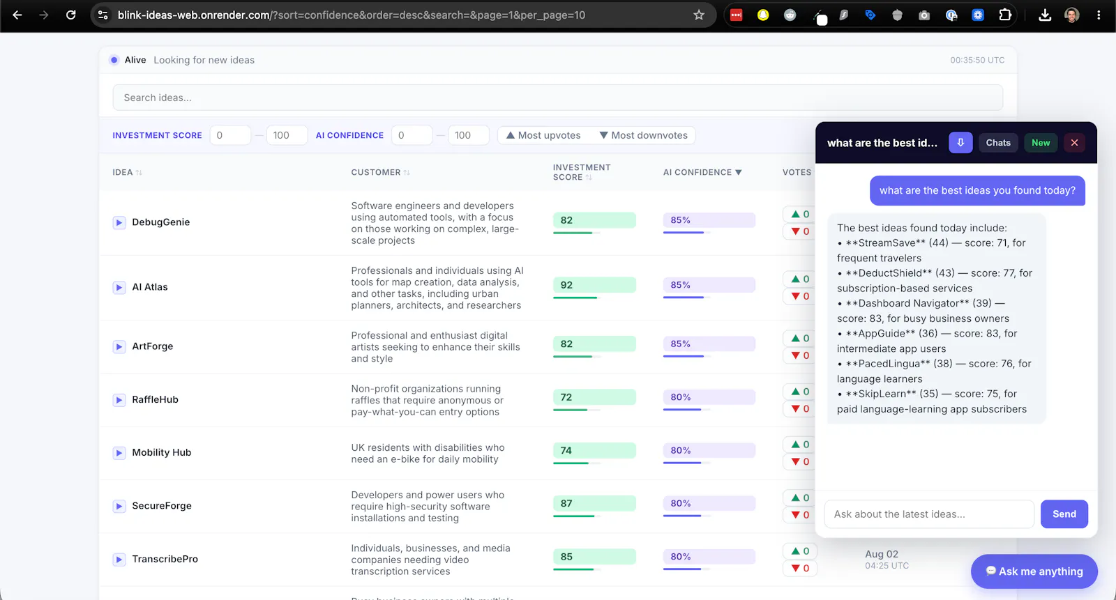 Blink Ideas screenshot 2