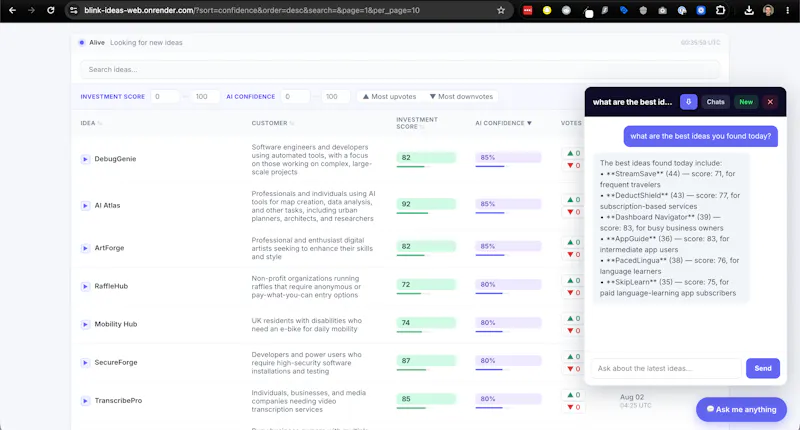 Blink Ideas screenshot 2