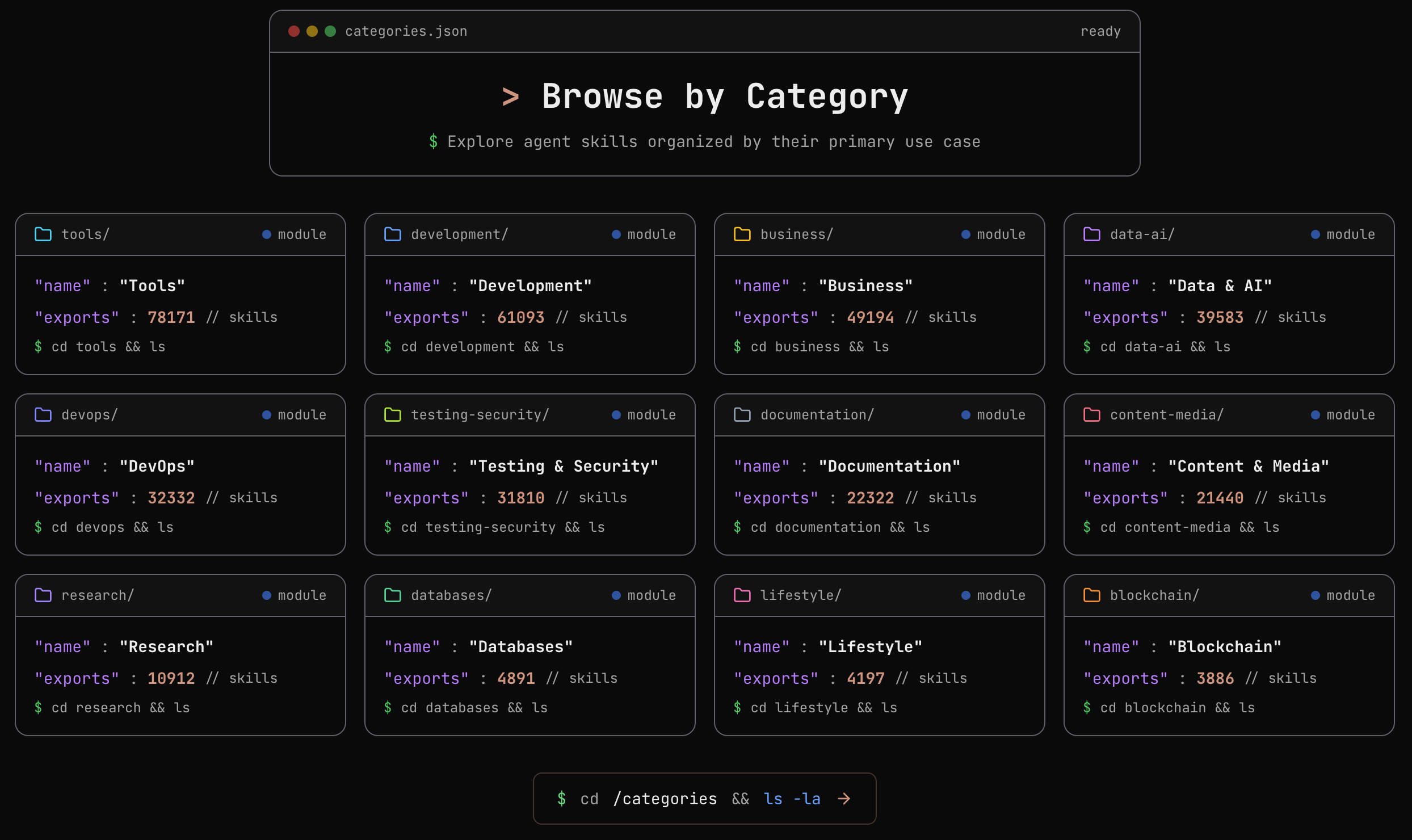 SkillsMP - Main product screenshot demonstrating key features and user interface