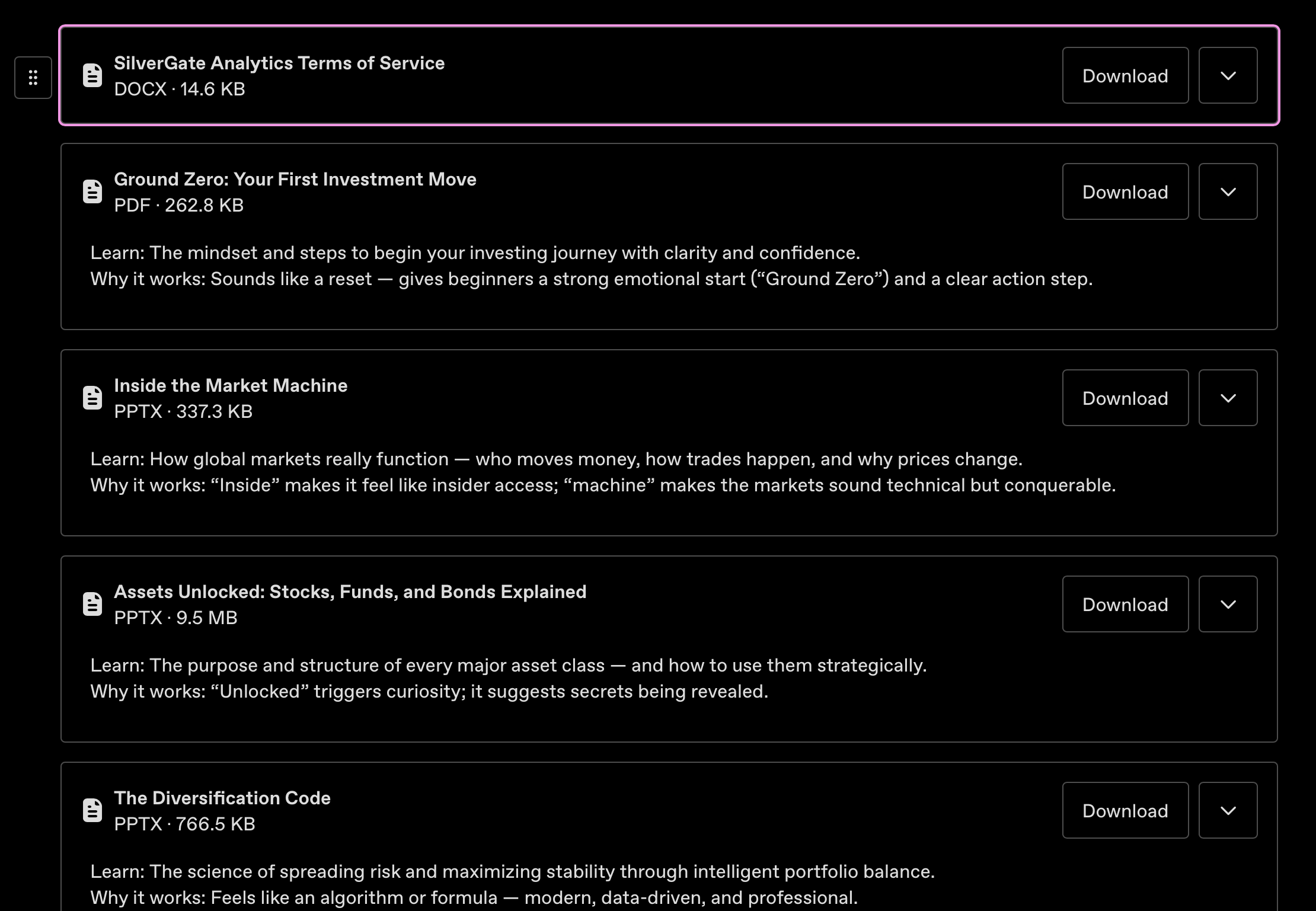 SilverGate Analytics gallery image