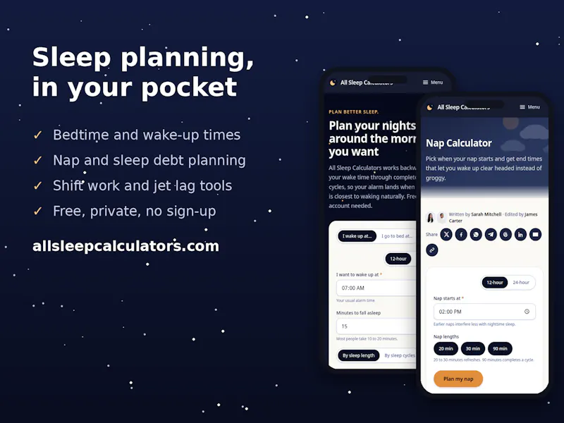 AllSleepCalculators screenshot 5
