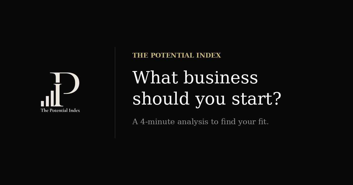 The Potential Index gallery image