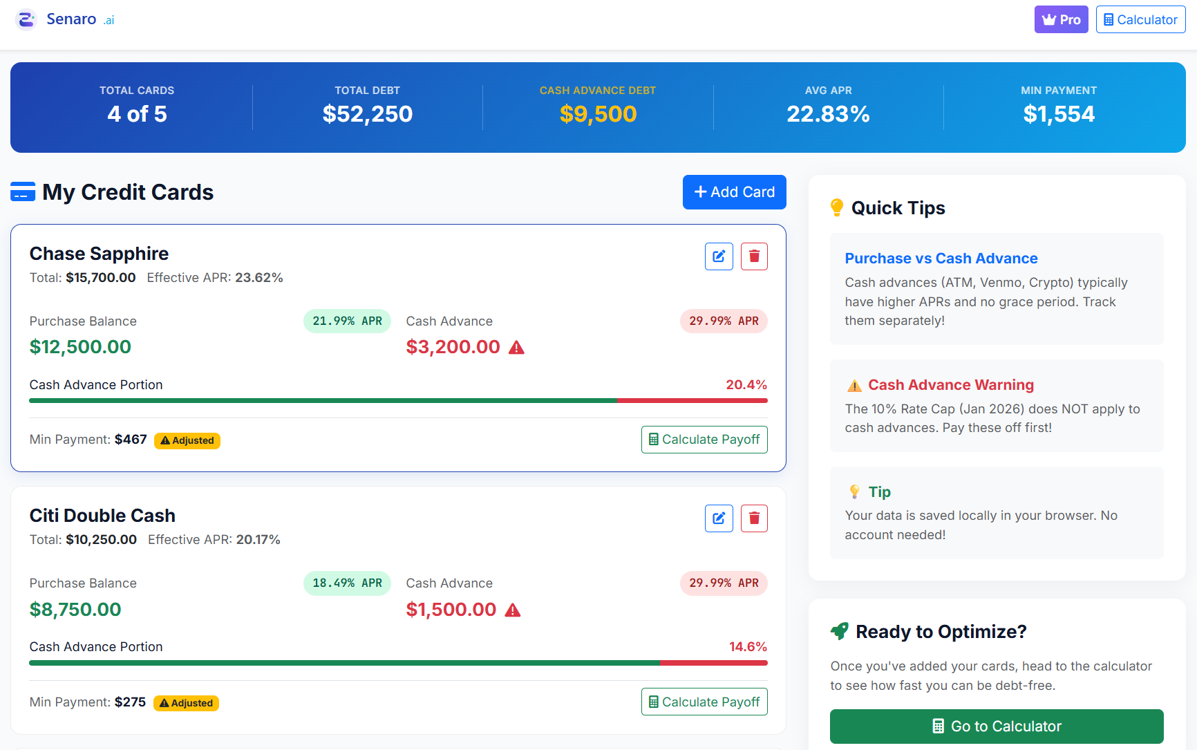 Senaro - Screenshot 3 showing product features and functionality