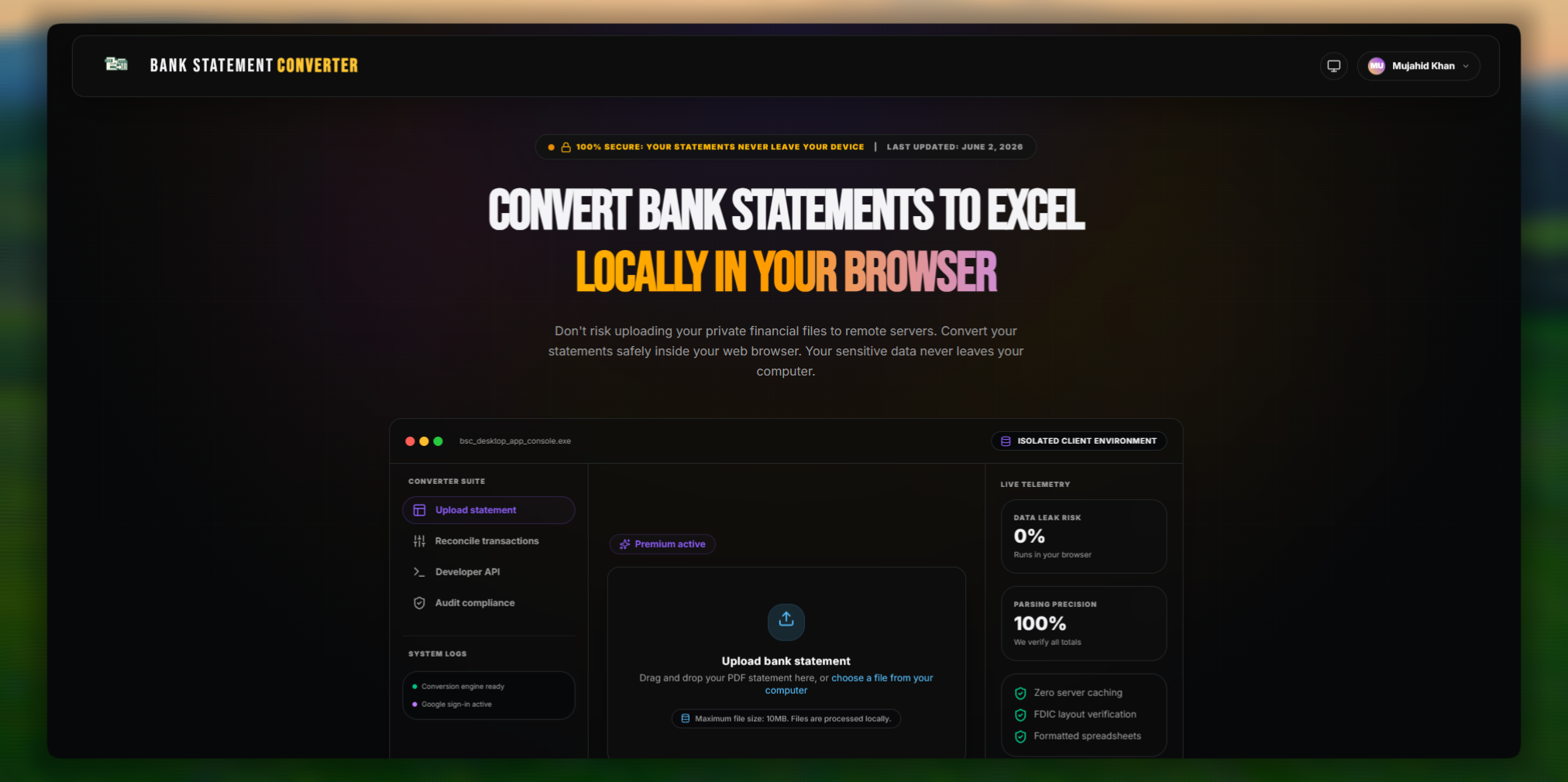 Bank Statement Converter gallery image
