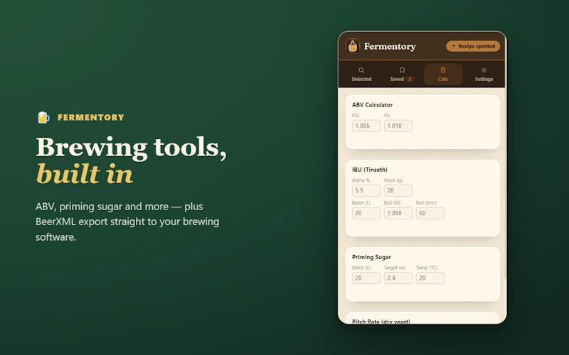 Fermentory screenshot 2