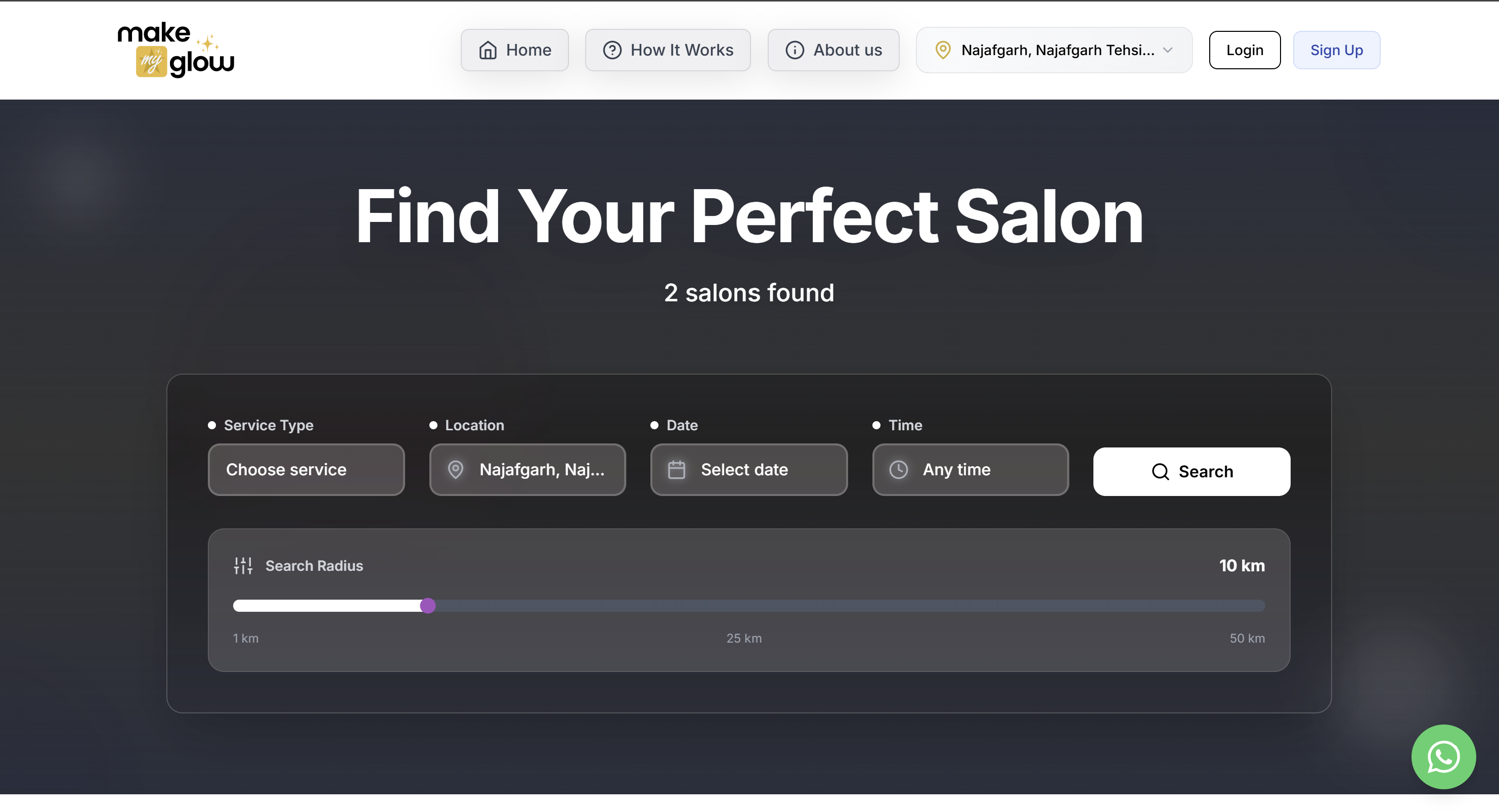 Make My Glow - Screenshot 3 showing product features and functionality
