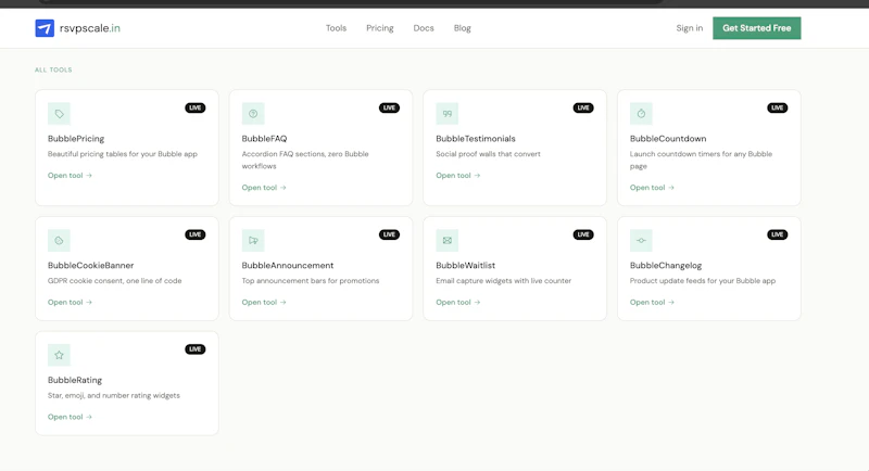 rsvpscale.in screenshot 2