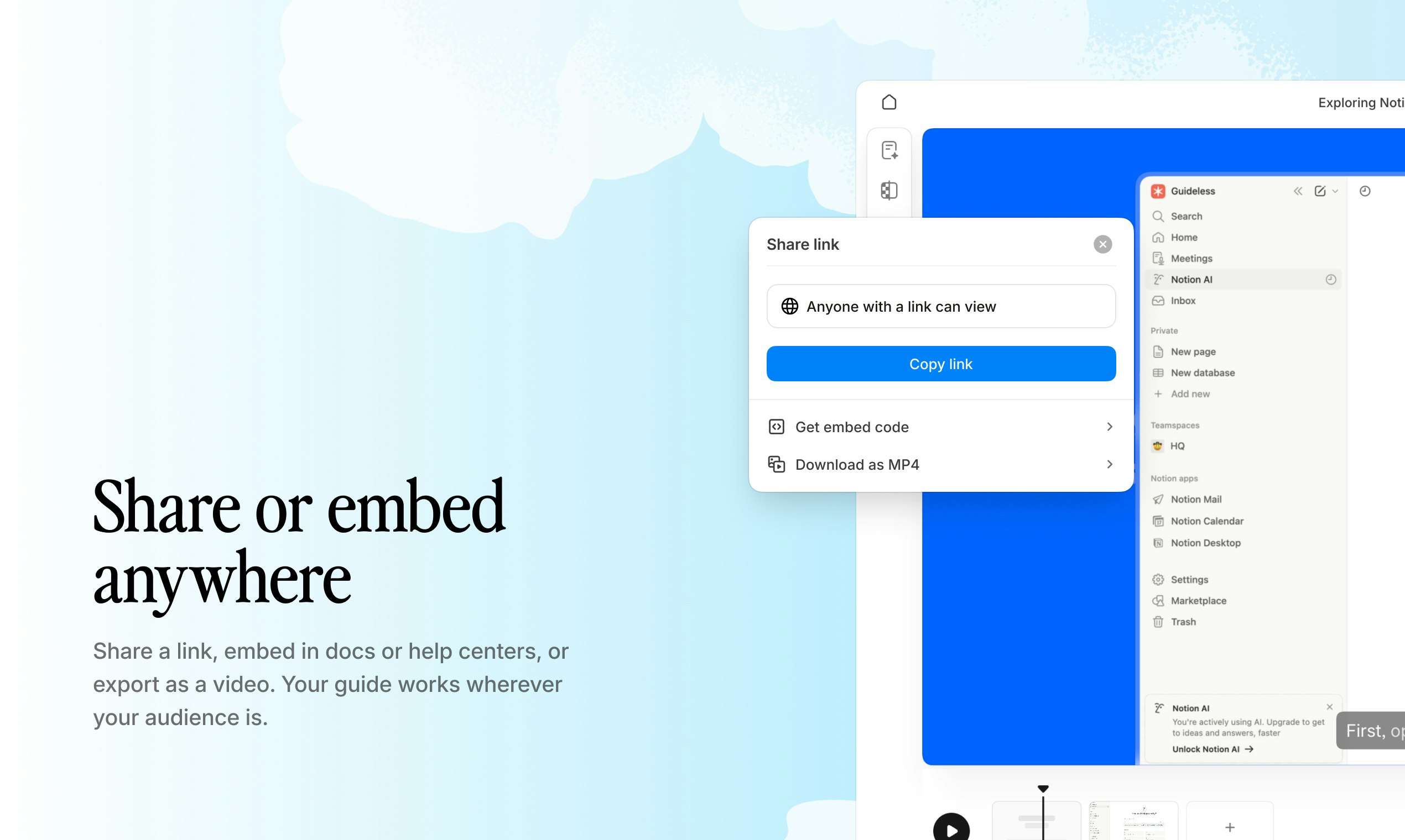 Guideless gallery image