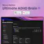 Ultimate ADHD Brain Notion Template