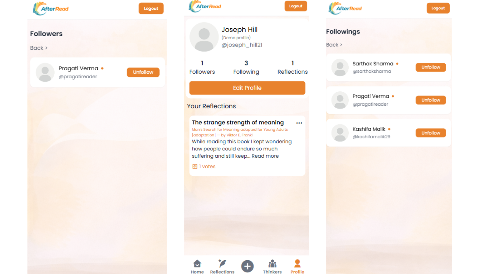 AfterRead - Screenshot 2 showing product features and functionality