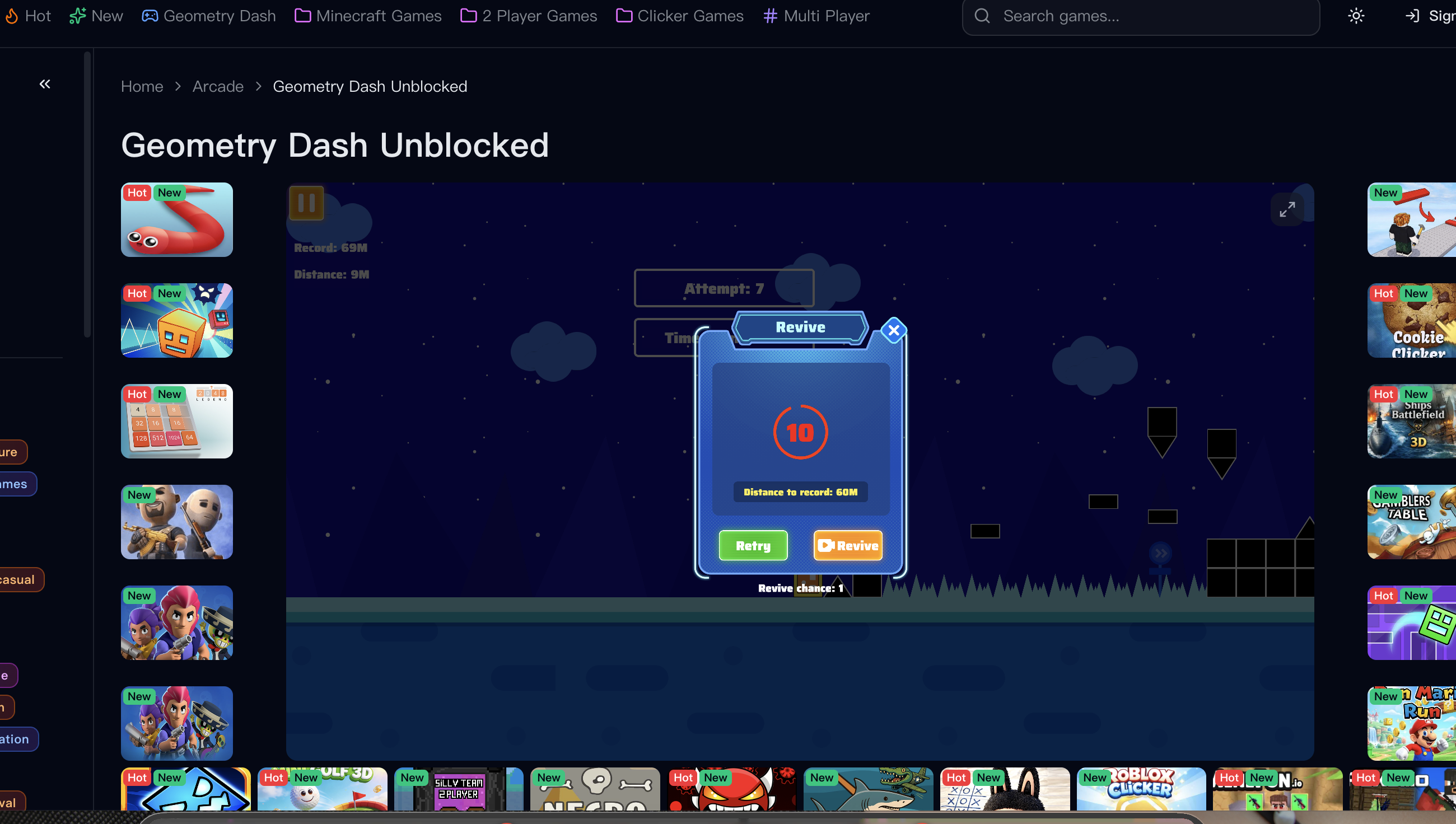 67 Clicker - Screenshot 4 showing product features and functionality