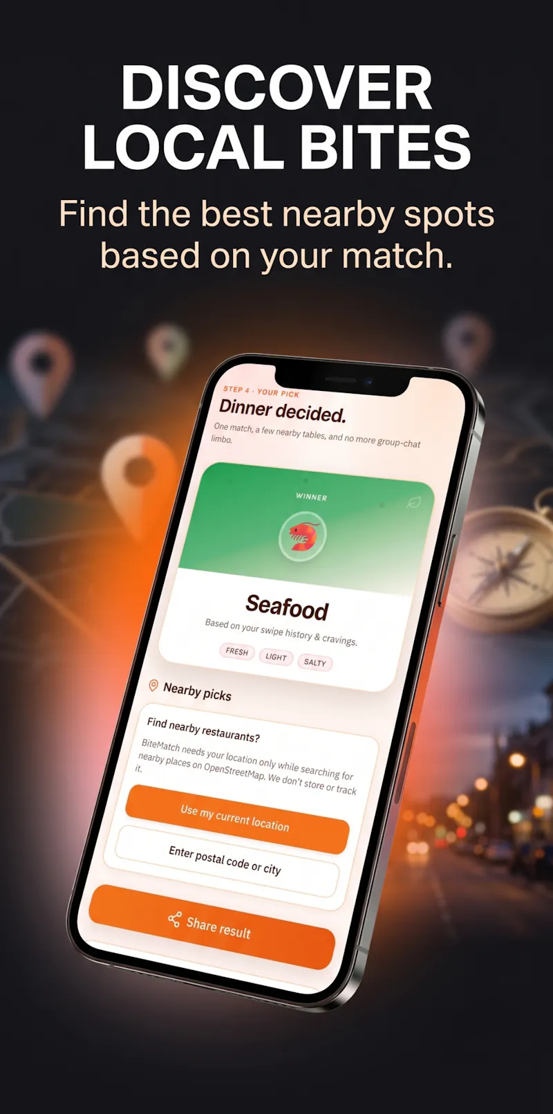 BiteMatch: Dinner Decision screenshot 4