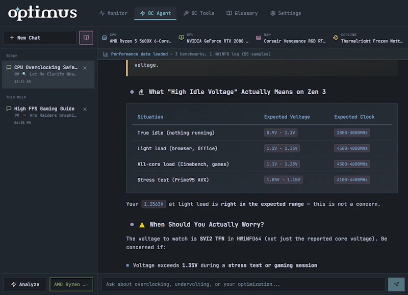 Optimus screenshot 5