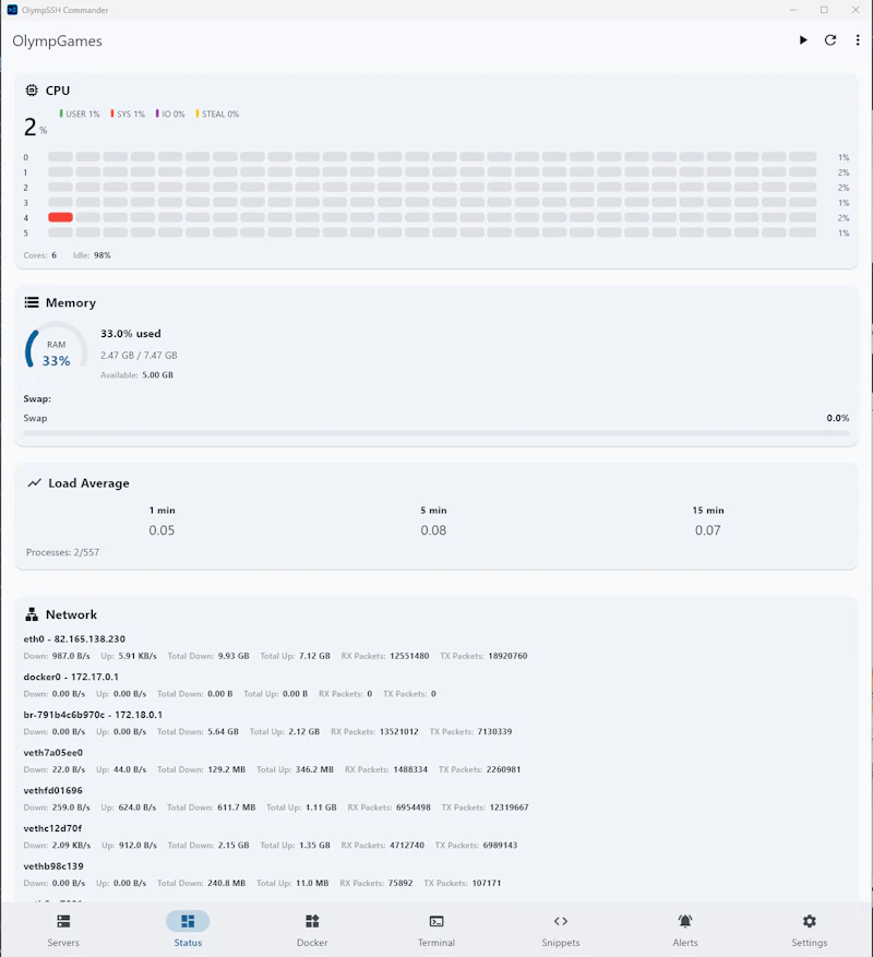 OlympSSH Commander screenshot 3
