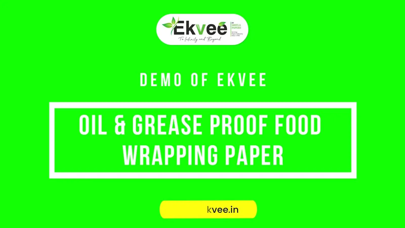 Ekvee Foods screenshot 1 (video preview)