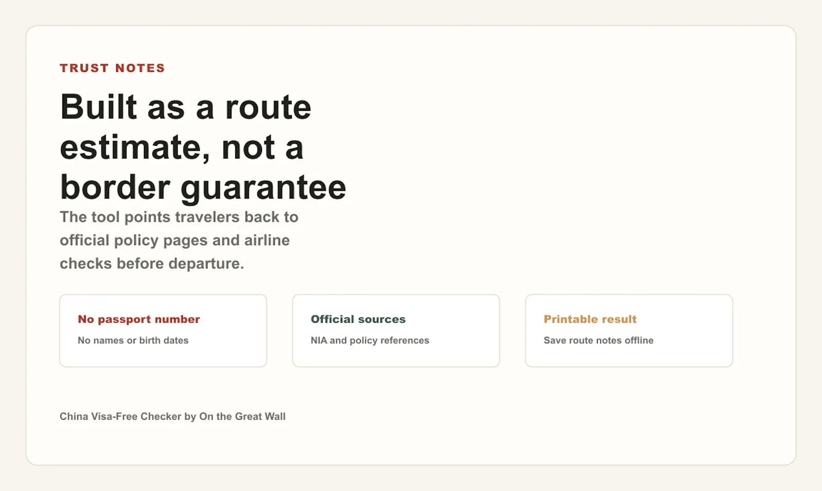China Visa-Free Checker screenshot 2