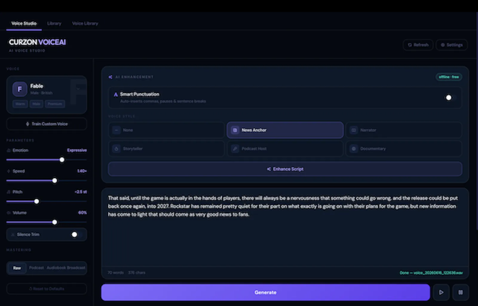Curzon Voice AI screenshot 1
