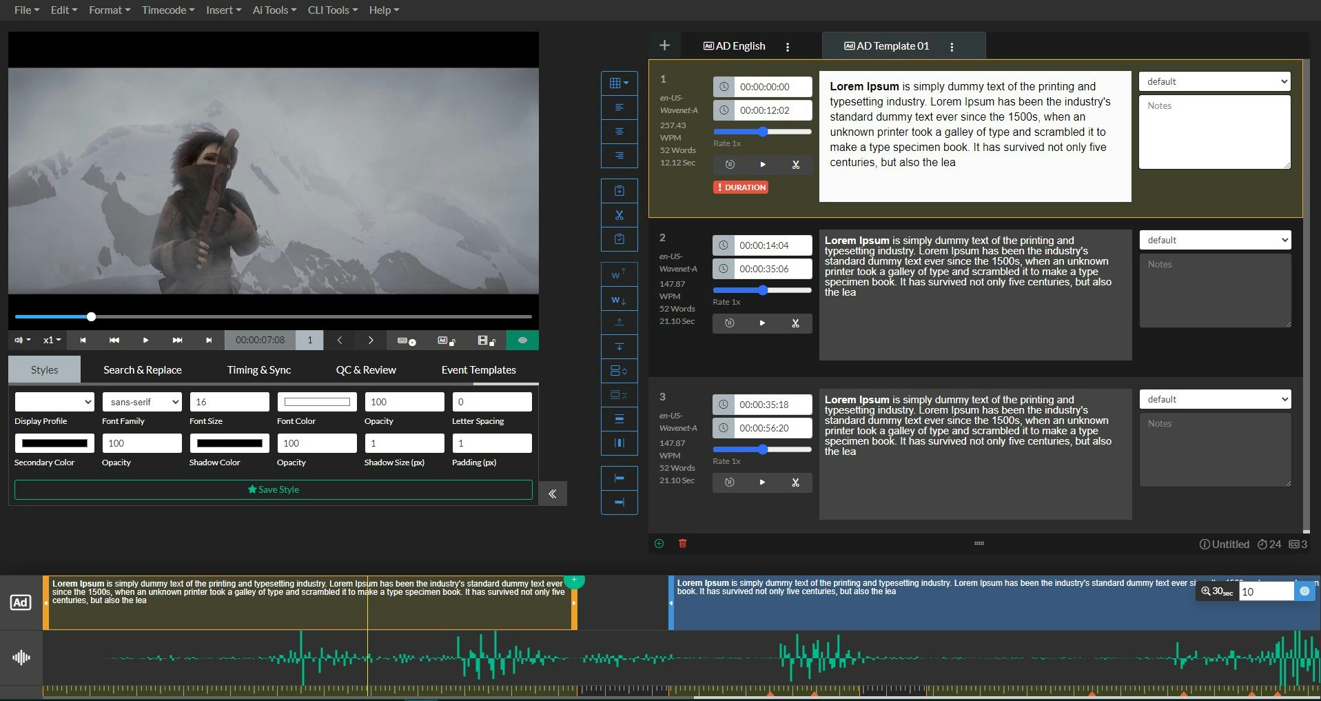 Plugin de description audio media 2