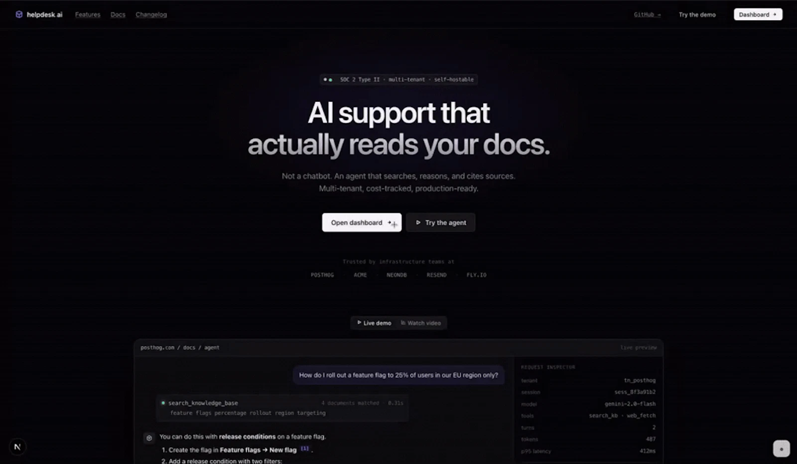 helpdesk.ai screenshot 1 (video preview)