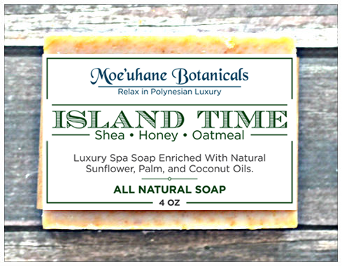 Island Time Organic Soap by Moeuhane Botanicals gallery image
