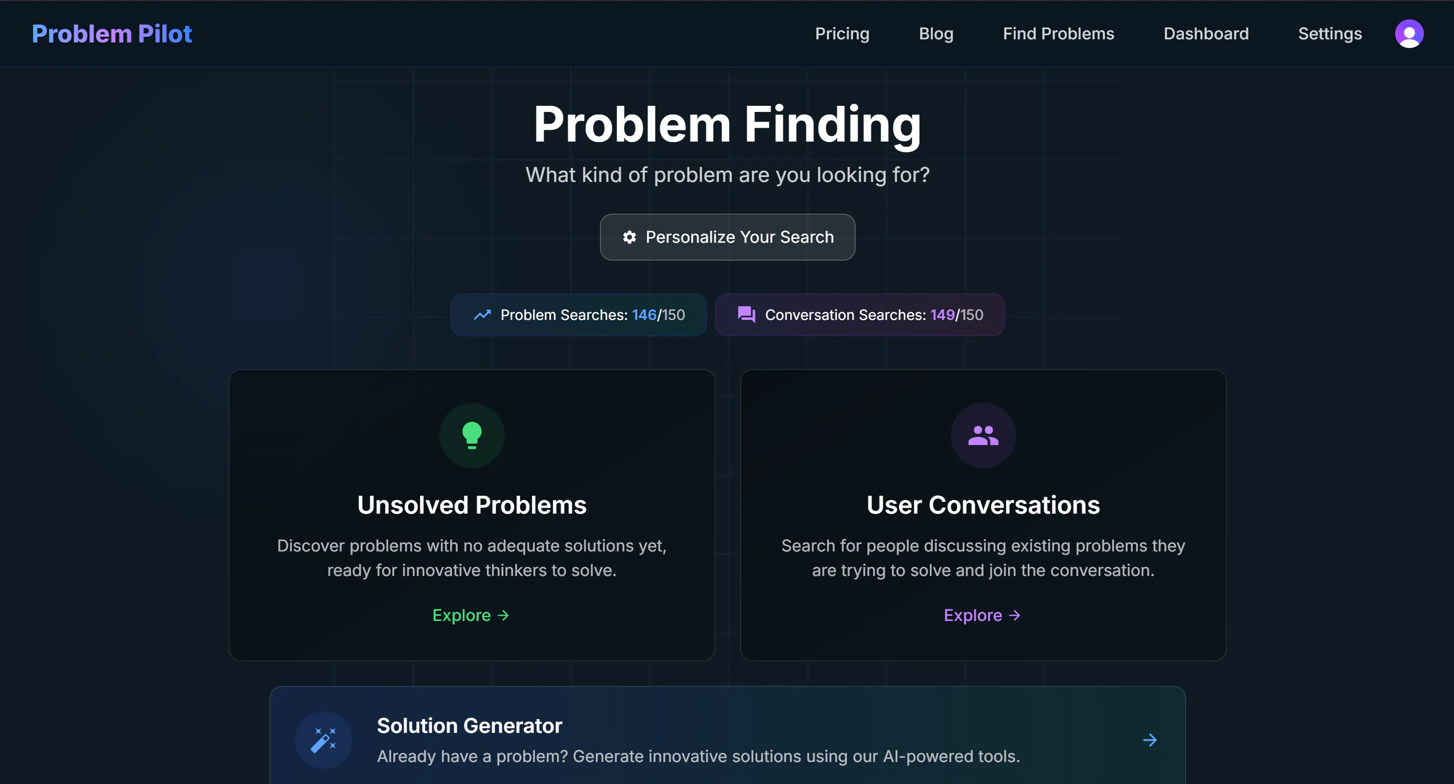 Problem Pilot gallery image