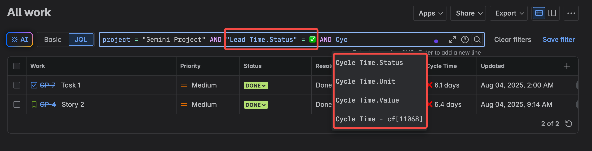 Kanban Flow Metrics for Jira Cloud App gallery image