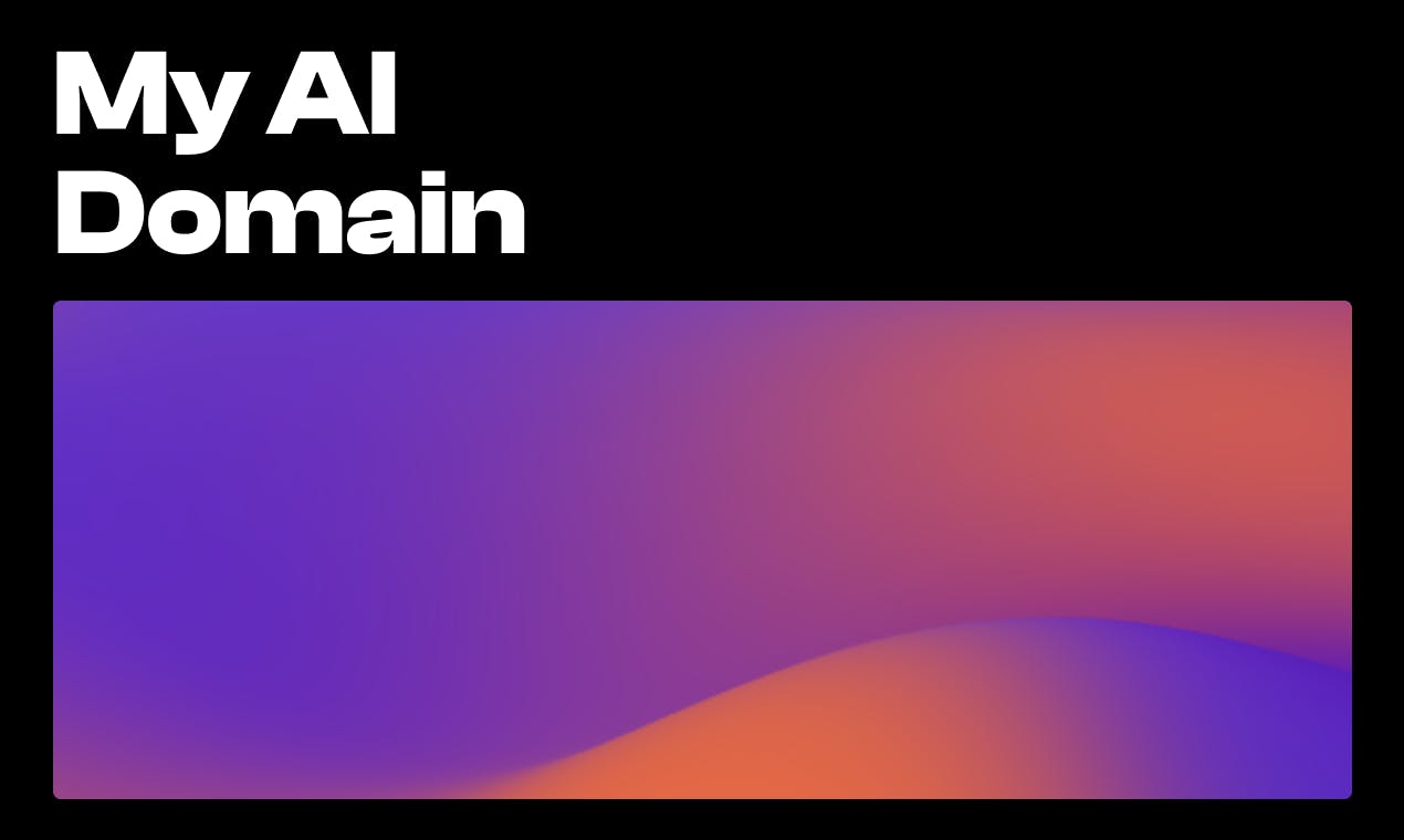 My AI Domain media 1