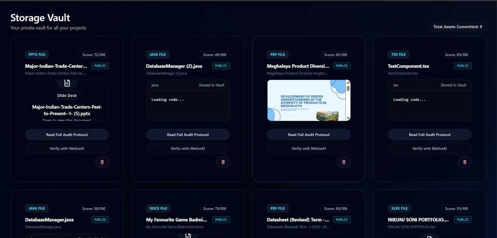 MeliusAI screenshot 2