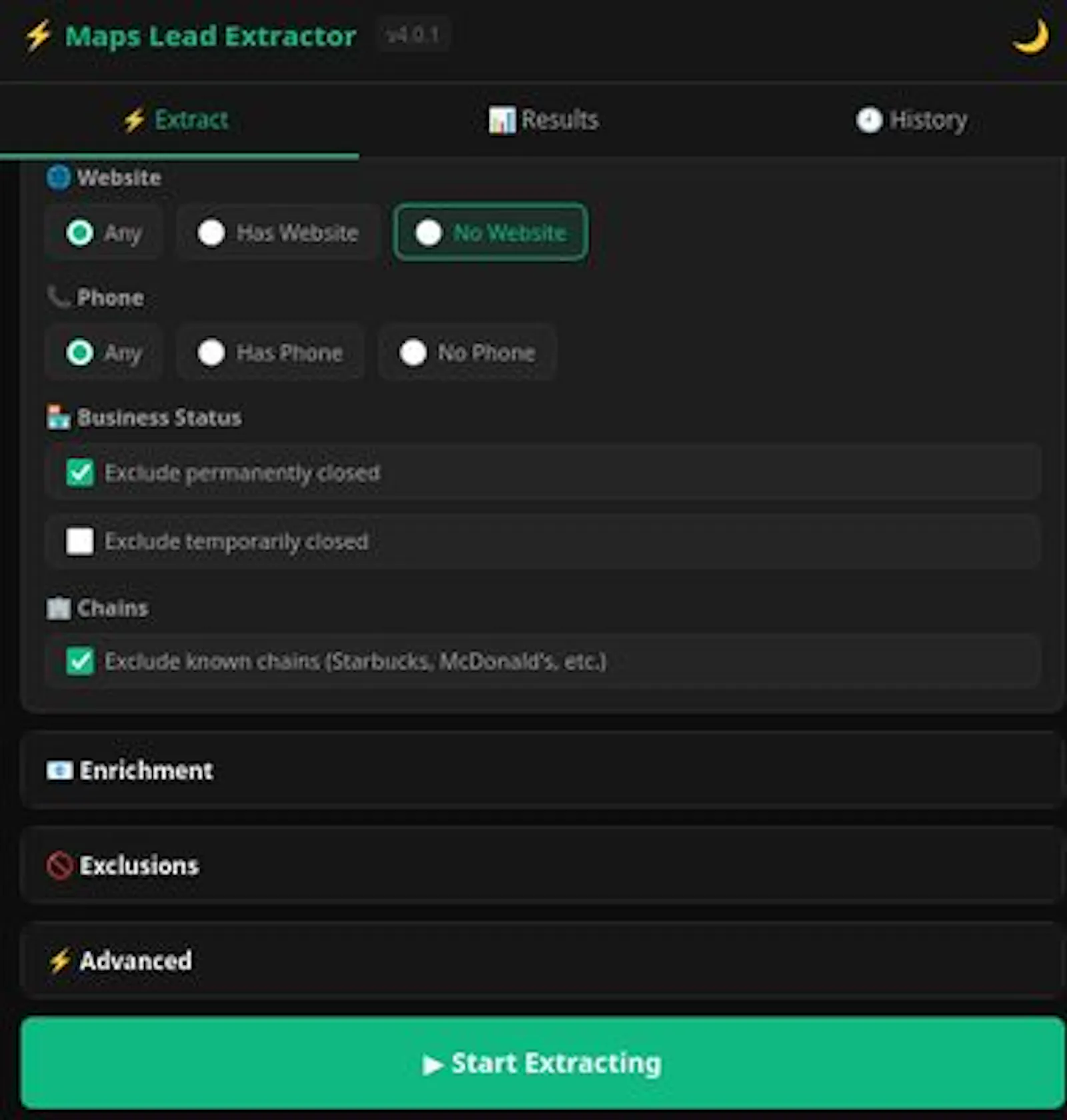 Maps Lead Extractor screenshot 4