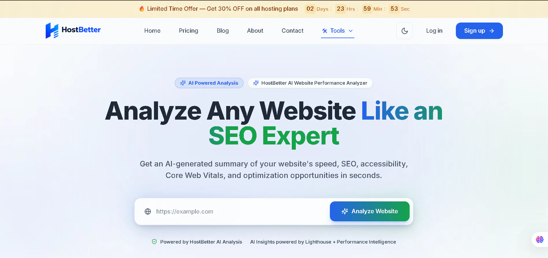 Host Better AI Website Analyzer gallery image