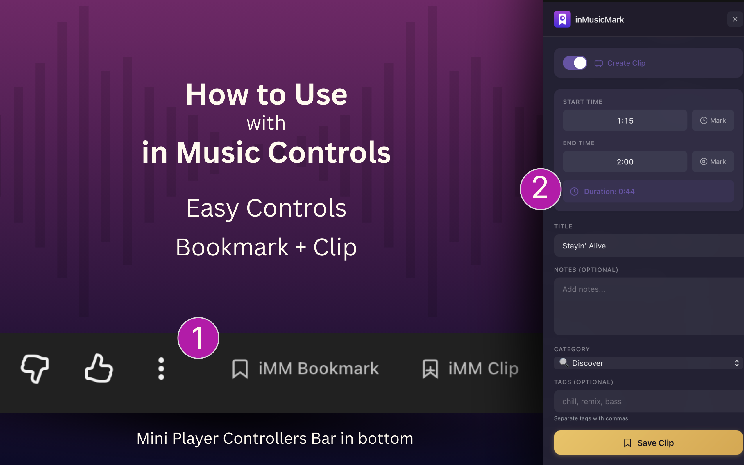 inMusicMark - Screenshot 3 showing product features and functionality
