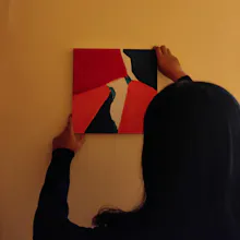 Abstract Canvas Painting Kit gallery image