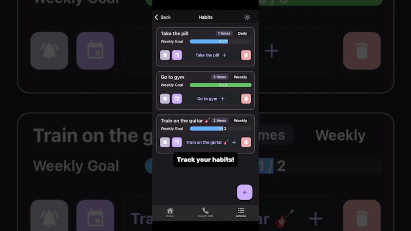 Productive AI Coach App screenshot 1 (video preview)