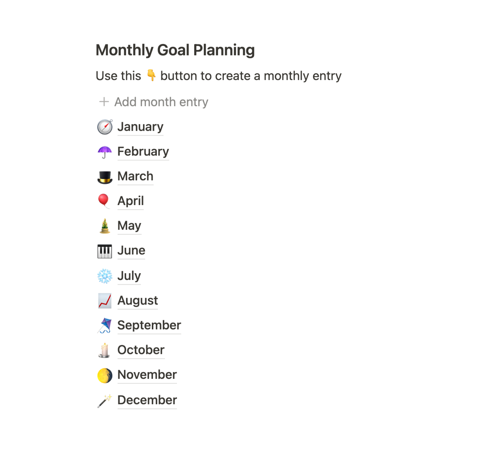 Notion New Year's Goals Planner gallery image