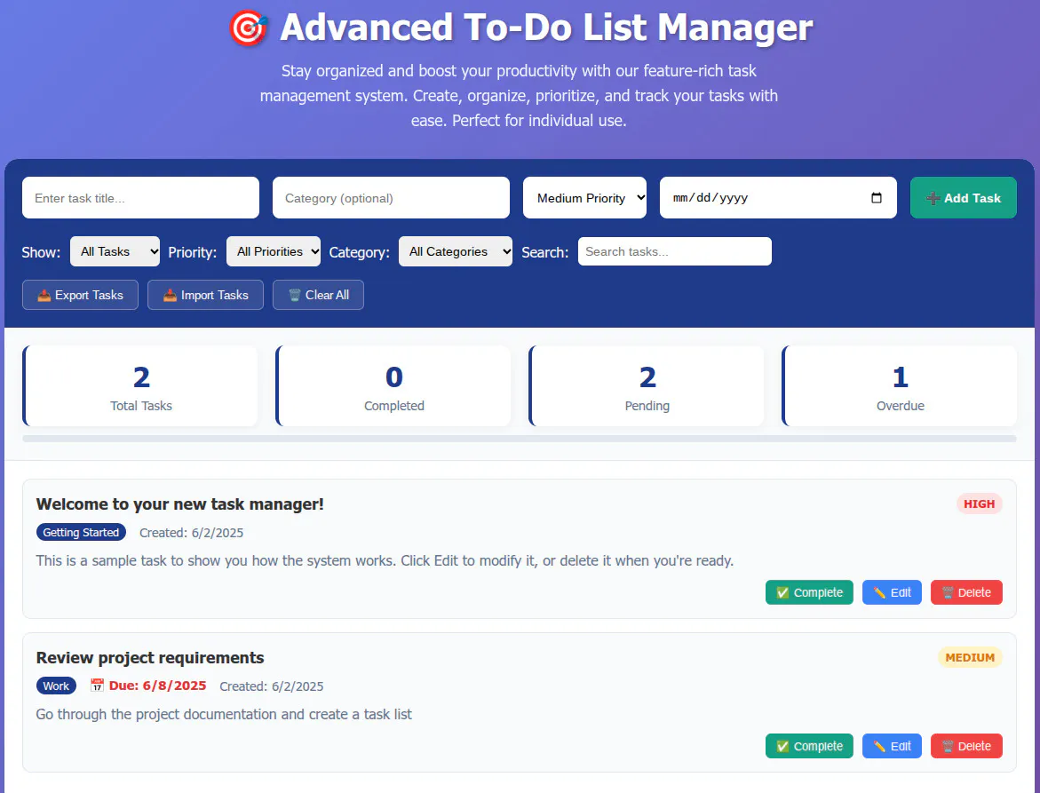 FreeWWW To-Do List Manager gallery image