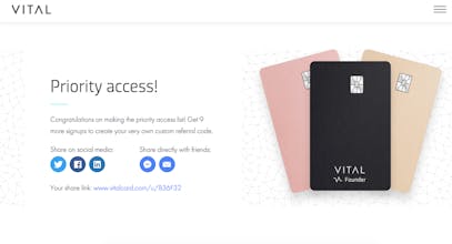 VITAL Card gallery image