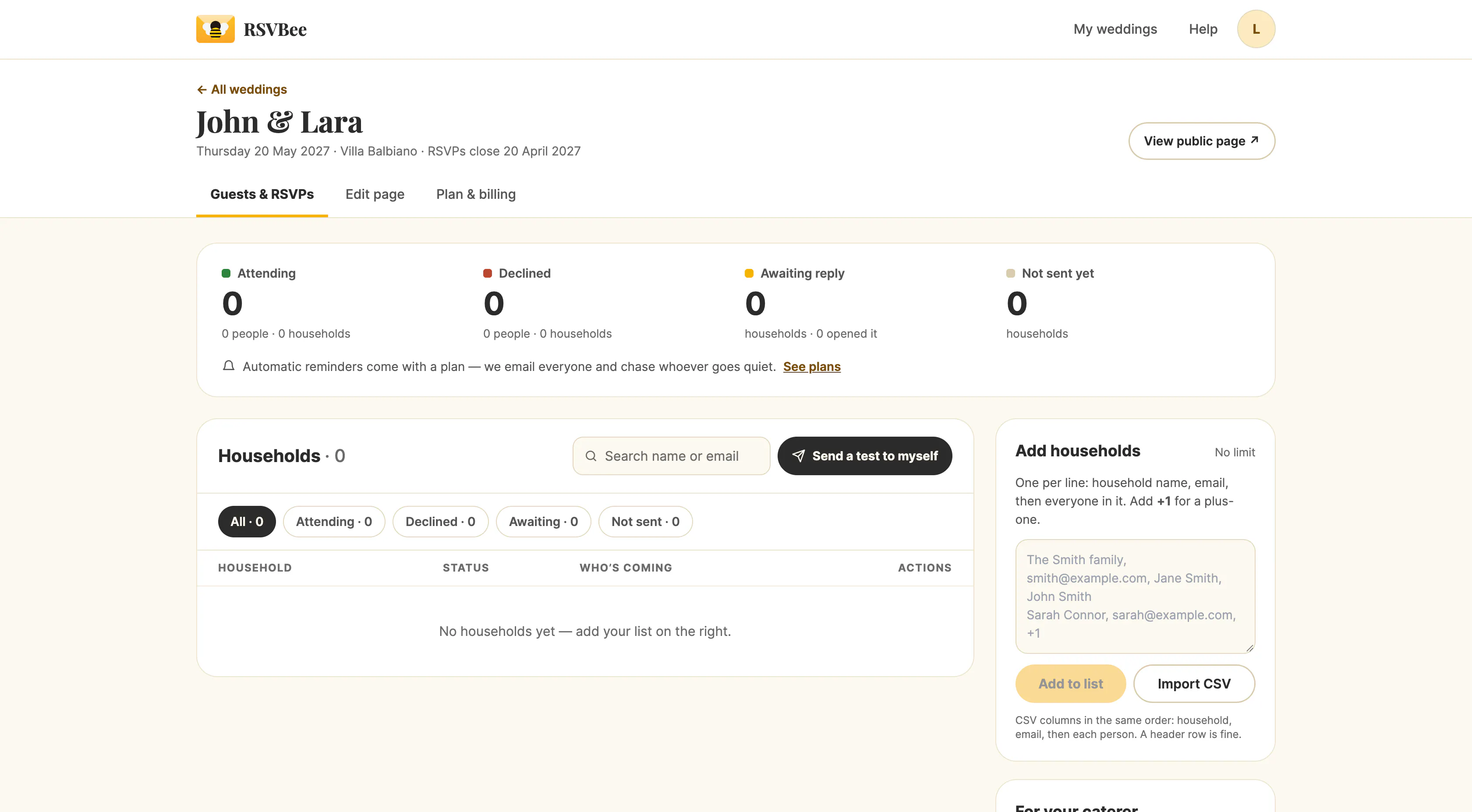 RSVBee gallery image