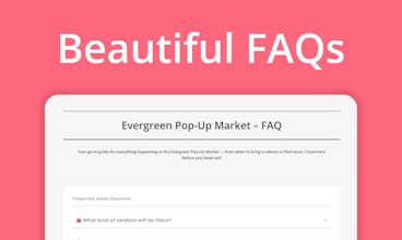 TinyFAQ gallery image