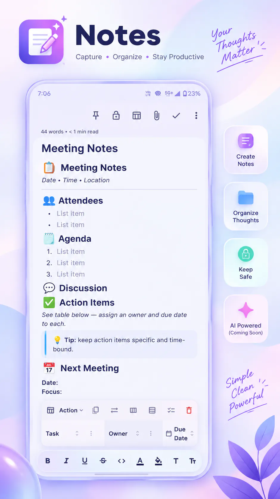 Smart Notes – AI Powered gallery image